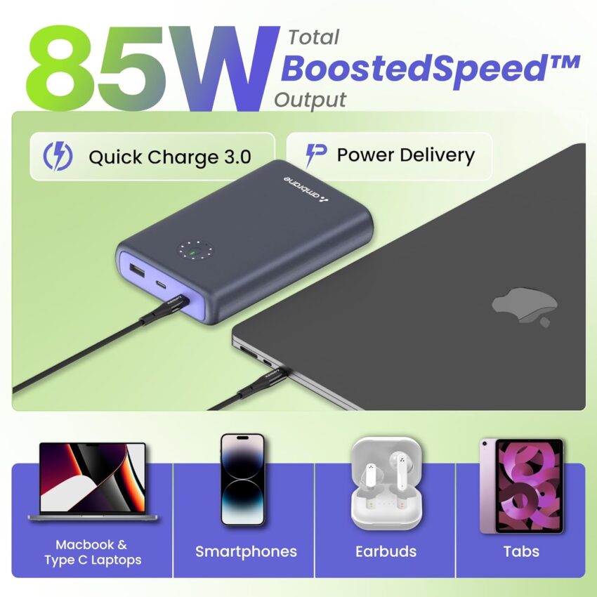 Ambrane Powerbank for MacBook (85W) - Image 6