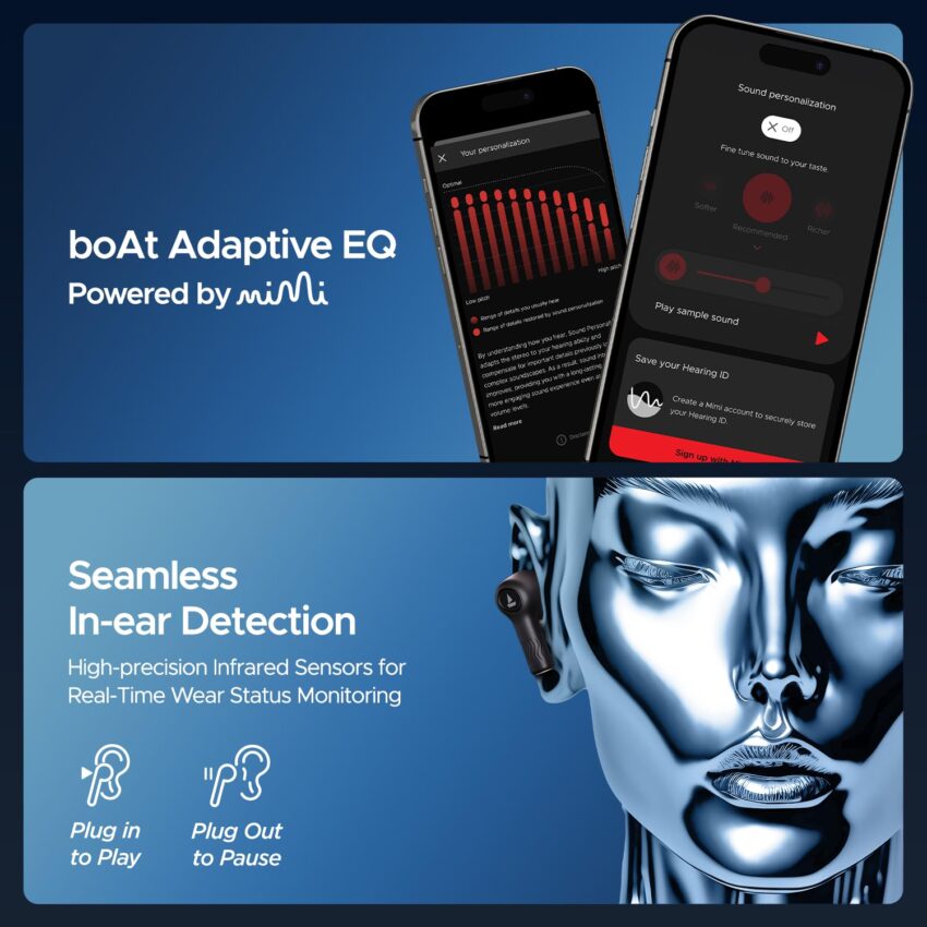 boAt Ear Earbuds Wireless Earphones with mic - Image 4
