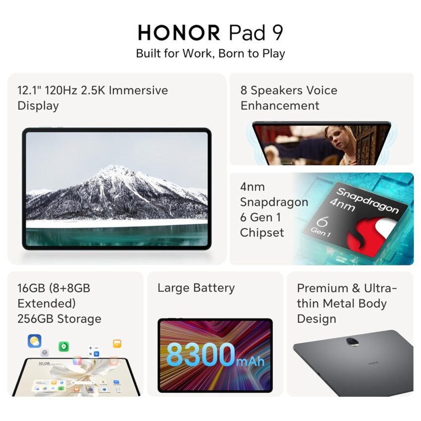 HONOR Pad 9(8GB, 256GB) - Image 8